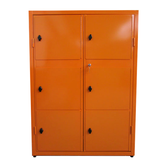 Köttermann Armoire haute de stockage de sécurité avec portes Armoire haute  avec portes ; Type de porte 