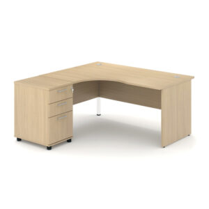 Bureau de travail gamme MELA-P retour droit