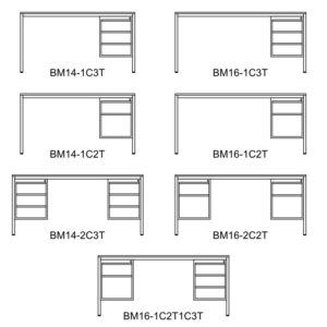Disposition Bureau Gamme Métal
