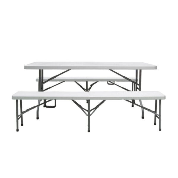 Table Pliante en Polyéthylène Rectangulaire