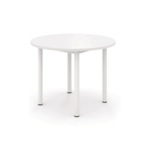 Table de Réunion Gamme EPUR-M Ronde Blanc
