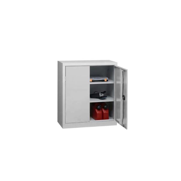 Armoir-atelier-porte-battante-grise