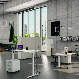Bureau 140cm assis/debout - gamme Health – Image 3