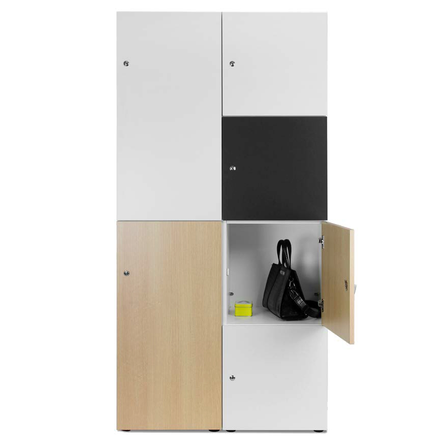 Vestiaire multicases gamme Wood