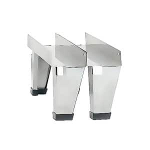 Pieds en inox pour vestiaire multicases (à monter)