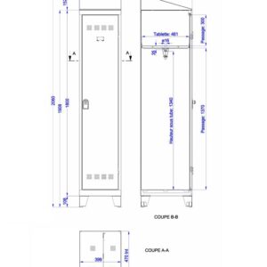 Vestiaire Industrie Salissante Gamme PREMIUM - Monobloc – Image 12