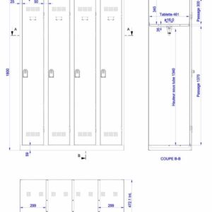 Vestiaire Industrie Propre Gamme PREMIUM - Monobloc – Image 13